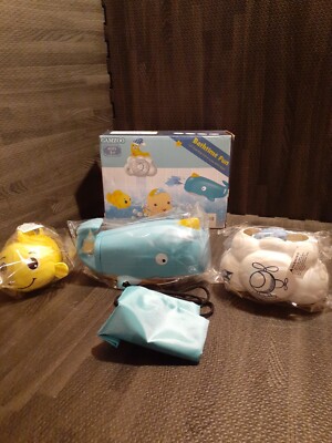 Gamzoo Bath Toys Wind-up swimming Fish , Whale Sprayer , & Rain Cloud bathtime 