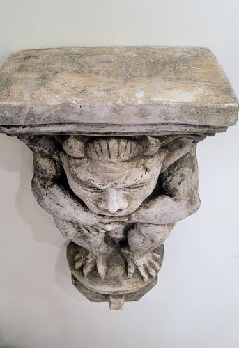 Squatter Gargoyle Wall Sconce - Picture 8 of 8