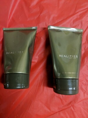 Realities for Men by Liz Claiborne After Shave Soother 4.2 oz (2 Pack) New! #351