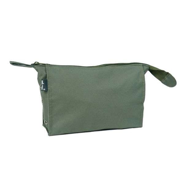Neu Waschzeugbeutel Oliv Kulturbeutel FüR Camping Outdoor Survival Bushcrafting-image