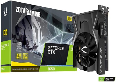 グラフィックボード・グラボ・ビデオカード GTX 1650 4GB ZOTAC OC EDITION ZOTAC Gaming GeForce GTX 1650 OC Edition 4GB GDDR6 Graphics Card