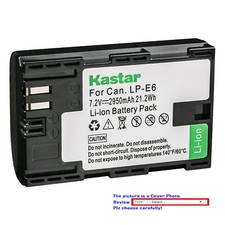 Kastar Battery Replacement for Canon LP-E6 LC-E6  Canon Grip BG-E21 BG-E20