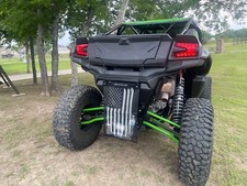 UTV Mesh Trash Bag with weathered flag