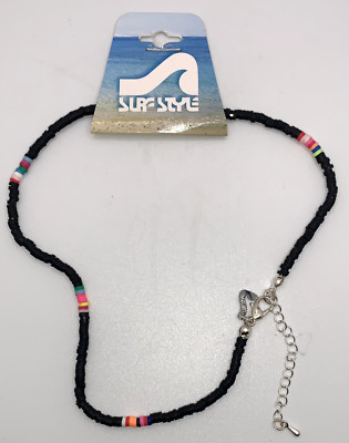 Surf Style Mushroom Rainbow Multicolor Beaded Bracelet Anklet 96383 BOGO!