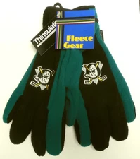 THINSULATE 3M ANAHEIM DUCKS NHL HOCKEY TEAM WINTER SNOW SKI HANDS GLOVES FLEECE