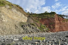 Photo 6x4 The Blue Anchor Fault Possibly the most obvious fault line in B c2011