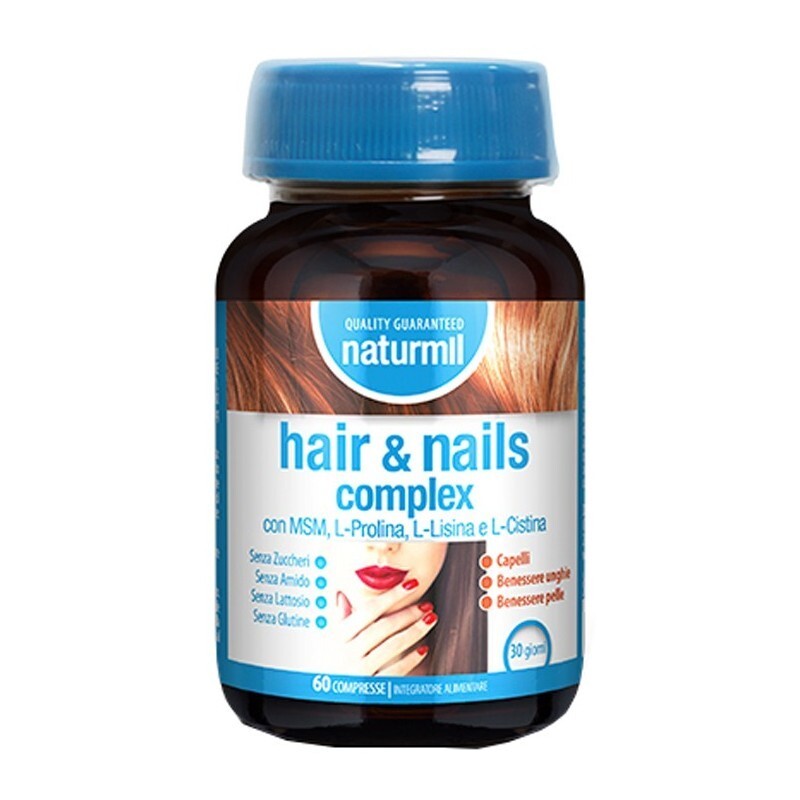 NATURMIL HAIR E NAILS COMPLEX INTEGRATORE CAPELLI E UNGHIA 60 COMPRESSE