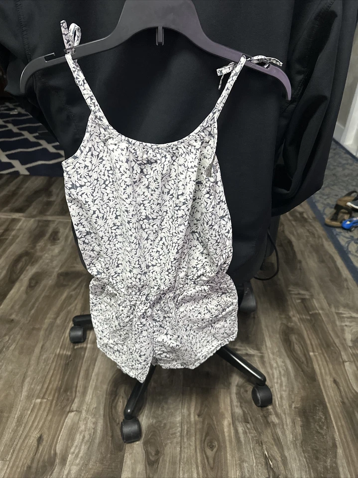 Mameluco Gap Niños Niñas Talla (7/8) Blanco Y Azul SKU 223203 Foto 3 de 4