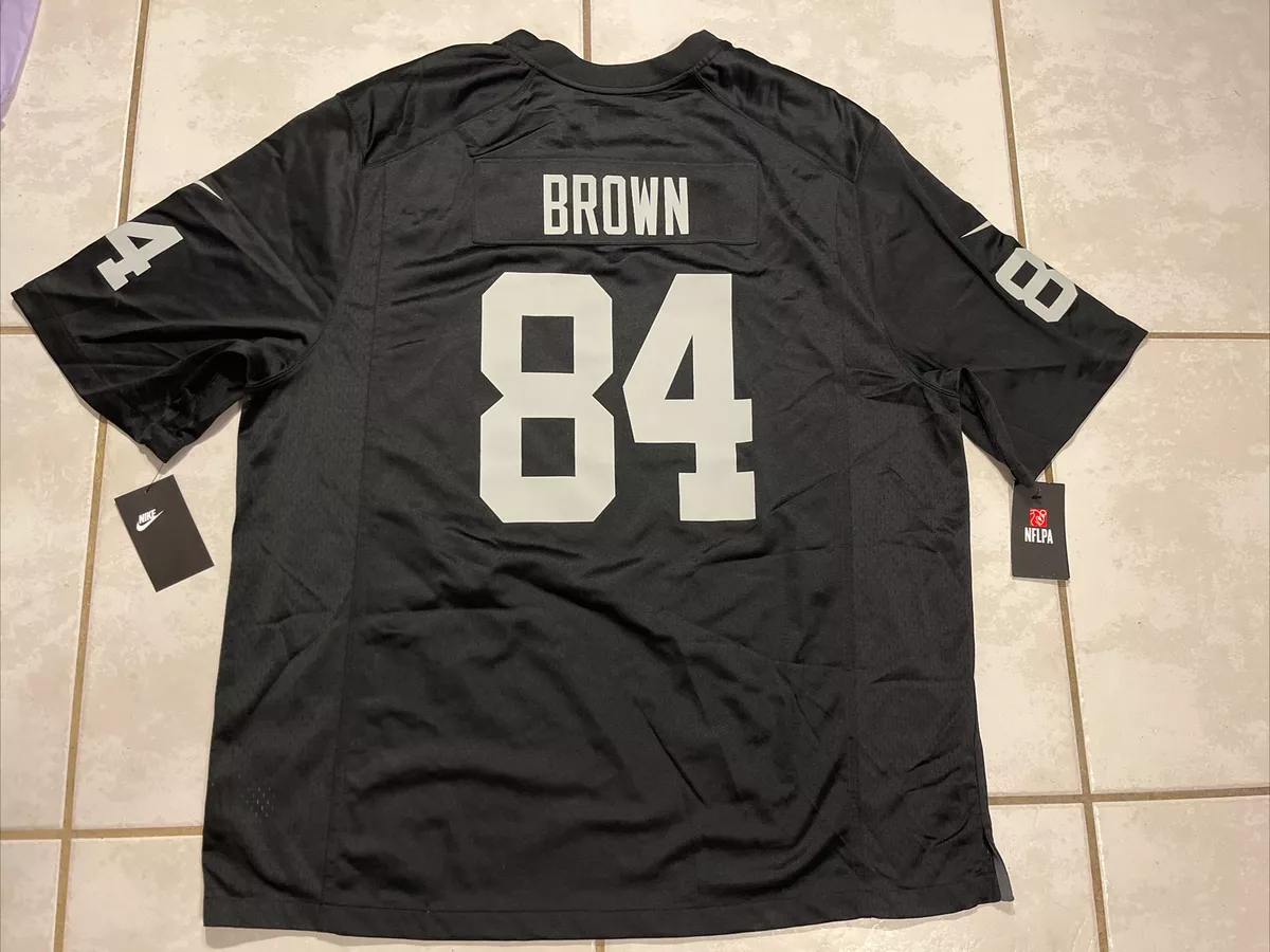 NWT NIKE Oakland Raiders Antonio Brown 60th ANNIVERSARY NFL Jersey Men’s 3XL