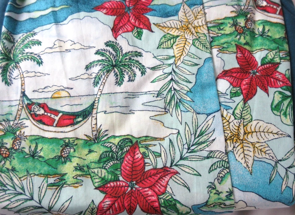 Tommy Bahama Hombre Manga Larga Island Life 2 Piezas Conjunto de Pijama Verde Tropical Vacaciones Foto 2 de 4