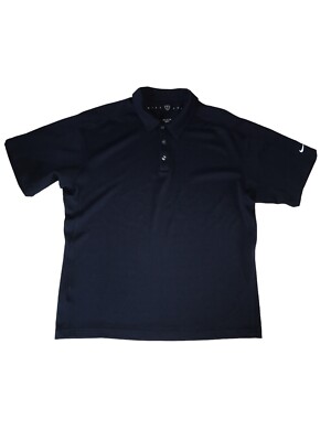 Nike Golf Men s Polo Shirt XL Sphere Dry Black Striped Short Sleeve C4
