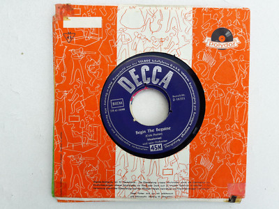 Schallplatte Vinyl Single, Begin the Beguine, Mantovani und sein Orchester