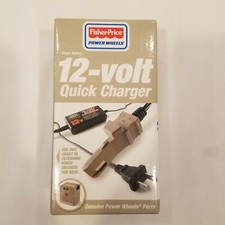 Fisher-Price Power Wheels 12 Volt Quick Charger  Gray Battery Charger 