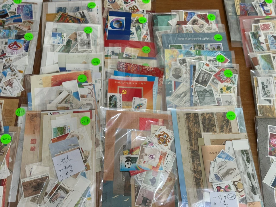 CHINA 1990 ~ 2024 Año Completo de Sellos Conjunto Total 35 Años MNH Serpiente Foto 2 de 4