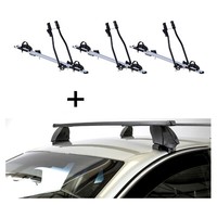 3X FahrradträGer Sagittar+DachträGer K1M FüR FüR Dacia Sandero 5TüRer 08-12