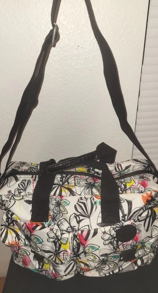 Kipling Baby L Bolso de Pañales Floral Viaje Viajero Maletín Escuela Bandolera Foto 2 de 4