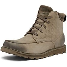Sorel Men's Madson II Moc Toe WP Boot Rain Waterproof Khaki II NM3851-297.