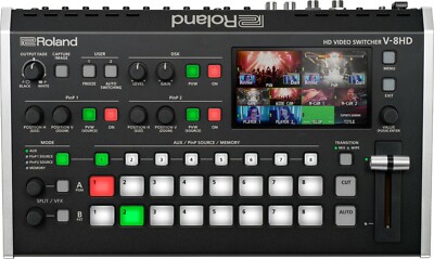 Roland V-8HD Professional HD Portable Video Camera Switcher with Fader HDMI