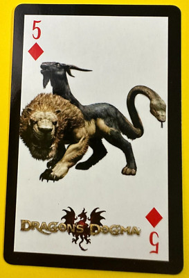 Dragon's Dogma Diamond 5 Capcom Summer Jam Playing Card FromJapan
