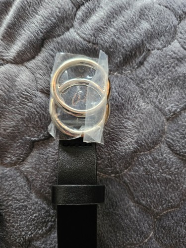 NEW Girl's Black Leather Double O-Ring Belts 30.5" - Picture 10 of 10