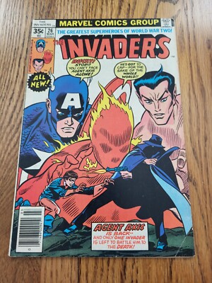Marvel Comics The Invaders #26 (1978) - Very Good - CBL