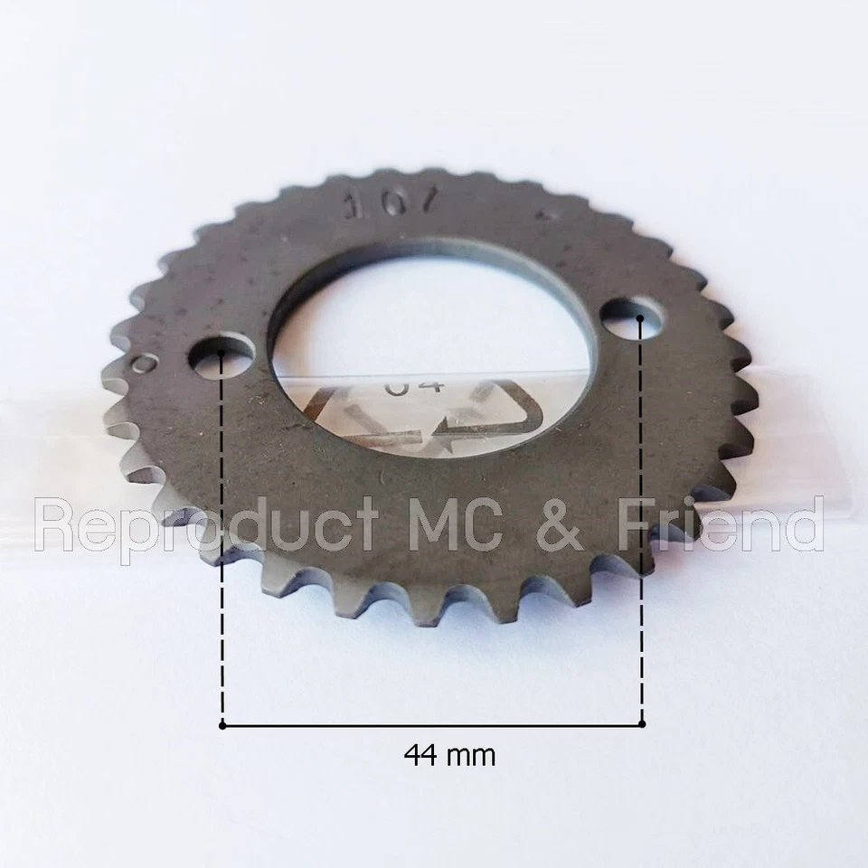 Piñón de leva 32T Honda CB100 CL100 CL125S CT125 SL100 SL125 XL100 XL125 TL125 Foto 4 de 4