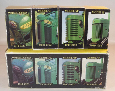 Ertl 1/64 Set 5523 John Deere Waterloo Boy - Model G - Model M - Model R OVP#582