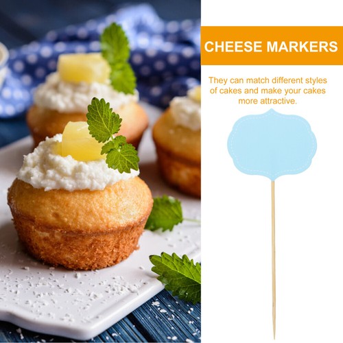 Set of 3 Price Tag Baby Father Writable Cheese Markers Food Toppers - Picture 4 of 11