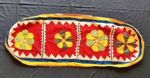 1920s Vintage Handmade Flowers Design Rug Rare Decorative Old Collectible Cl18