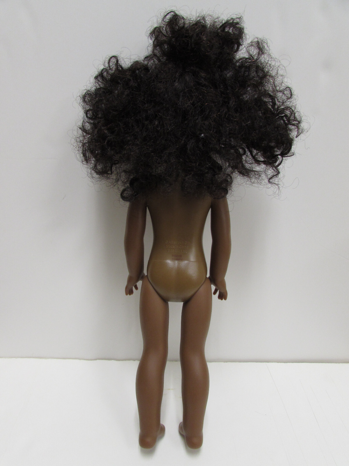 American Girl Wellie Wishers Doll Kendall Black AA 14" GUC Mattel