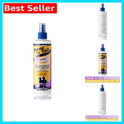 Natürliches Entwirrerspray für Pferde & Hunde - reduziert Frizz, 355 ml von Mane 'n Tail