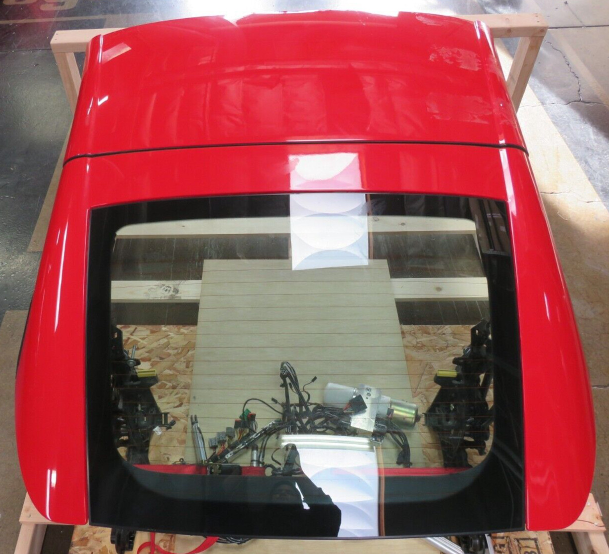 Ferrari Portofino, Roof Assembly, Complete w/Rams & Pump, Red, Used