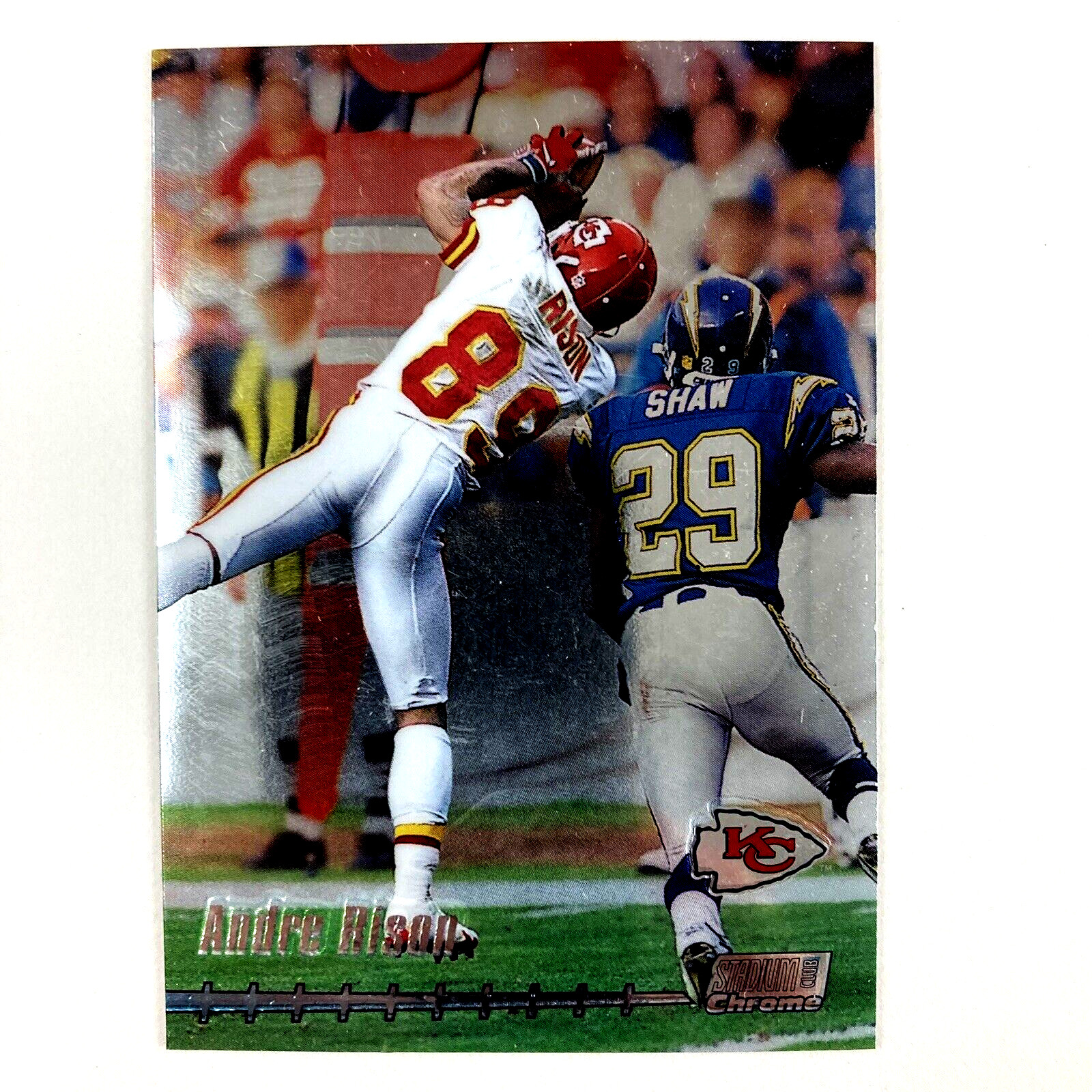 Andre Rison 1999 Topps Stadium Club Chrome Card #105 NFL Kansas City Chiefs