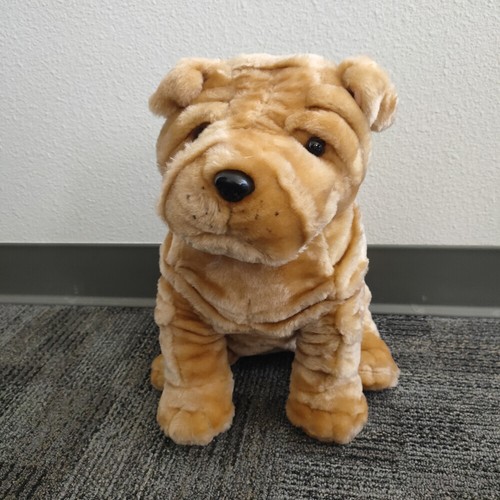 stuffed shar pei dog