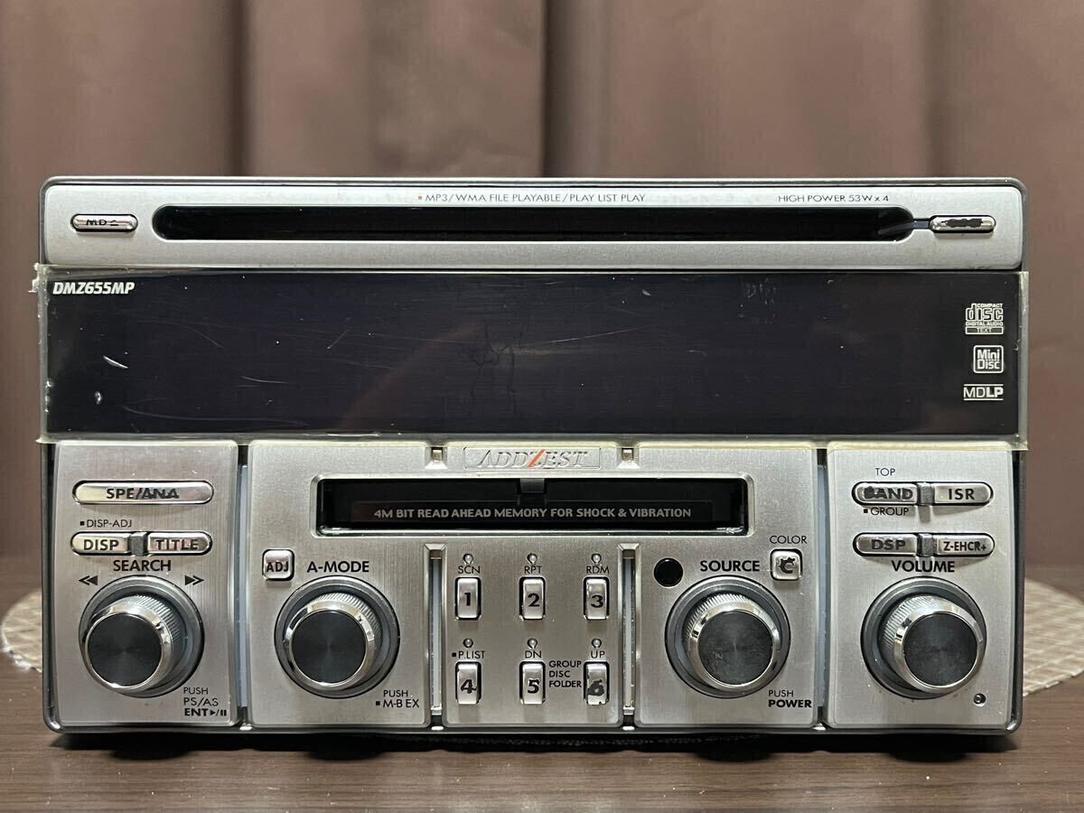 Clarion ADDZEST DMZ655MP 2Din Car Audio CD MD MP3 Player Metal
