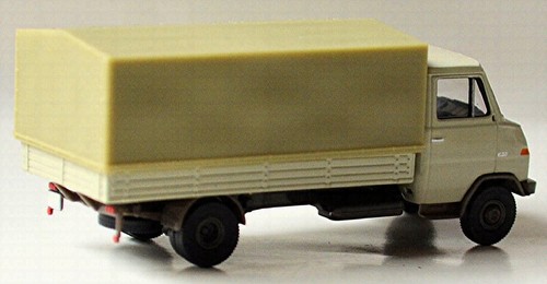 Hanomag-Henschel Reihe 1967-73 Cassone Telone Autocarro Grigio 1:87 Brekina - Foto 4 di 7