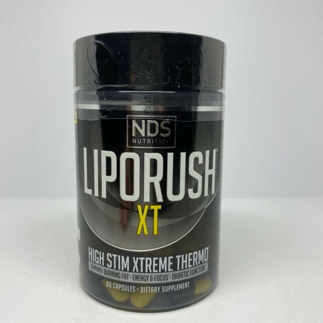 NDS Nutrition Liporush XT Thermogenic Fat Burner Diet Pill Weight Loss