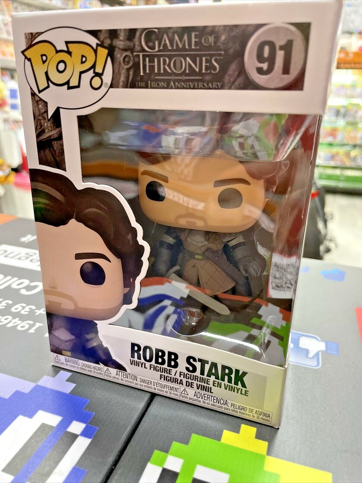 Funko Pop Game Of Thrones Trono Di Spade Robb Stark (91) Nuovo Sigillato