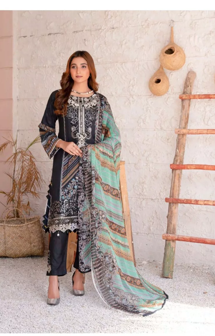 Pakistani ready top made linen suits
