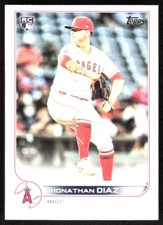 2022 1408A Topps Jhonathan Diaz Rookie Los Angeles Angels #332