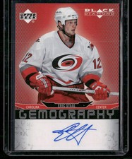 2007-08 Upper Deck Black Diamond #G-ES Eric Staal Gemography AUTO