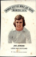 1974 SCOTTISH WORLD CUP SQUAD MUNICH Fullers Ltd # JOE JORDAN Figure