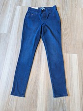 NEW Women's Nine West Heidi Pull On Skinny Medium to Dark Blue Jeans, Size 6