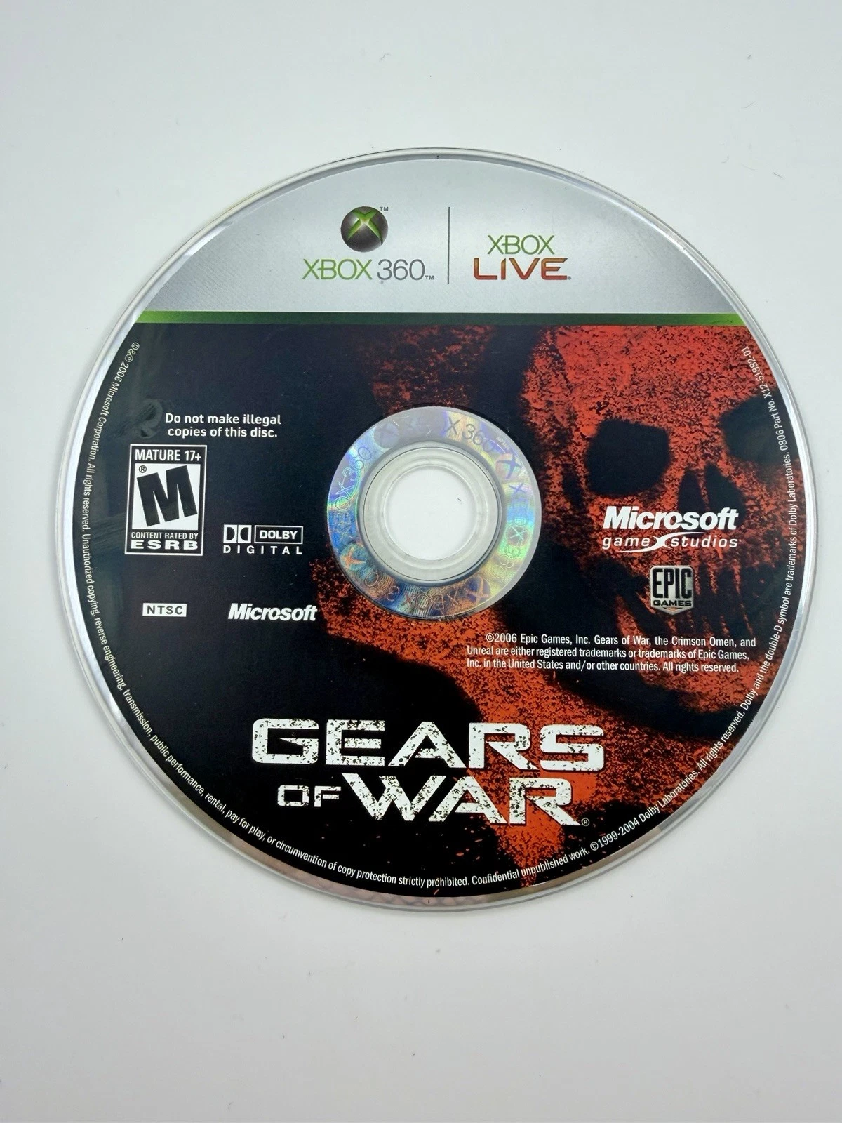 Gears of War - XBOX 360 (DISC ONLY / TESTED / NO TRACKING)