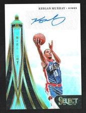 2024-25 Panini Select Keegan Murray In Flight Prizm Auto 049/249 Kings