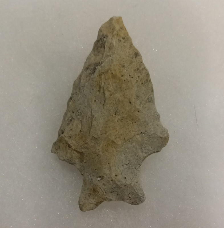 Stone Spear Head / Spearhead Point Projectile, Beige, Ambidextrous