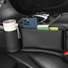 Left Side Car Accessories Seat Gap Filler Phone Holder Storage Box Organizer Bag