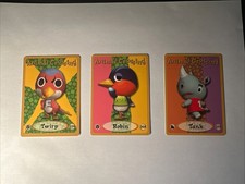 Animal Crossing e-Reader Cards Series 4 Twirp 229 Robin 268 Tank 273