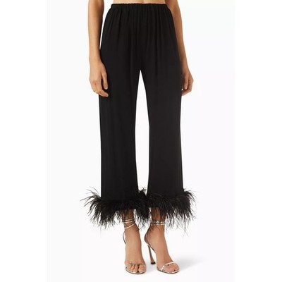 Sleeper Feather Party Pajama Lounge Pants Black Women's Size XL
