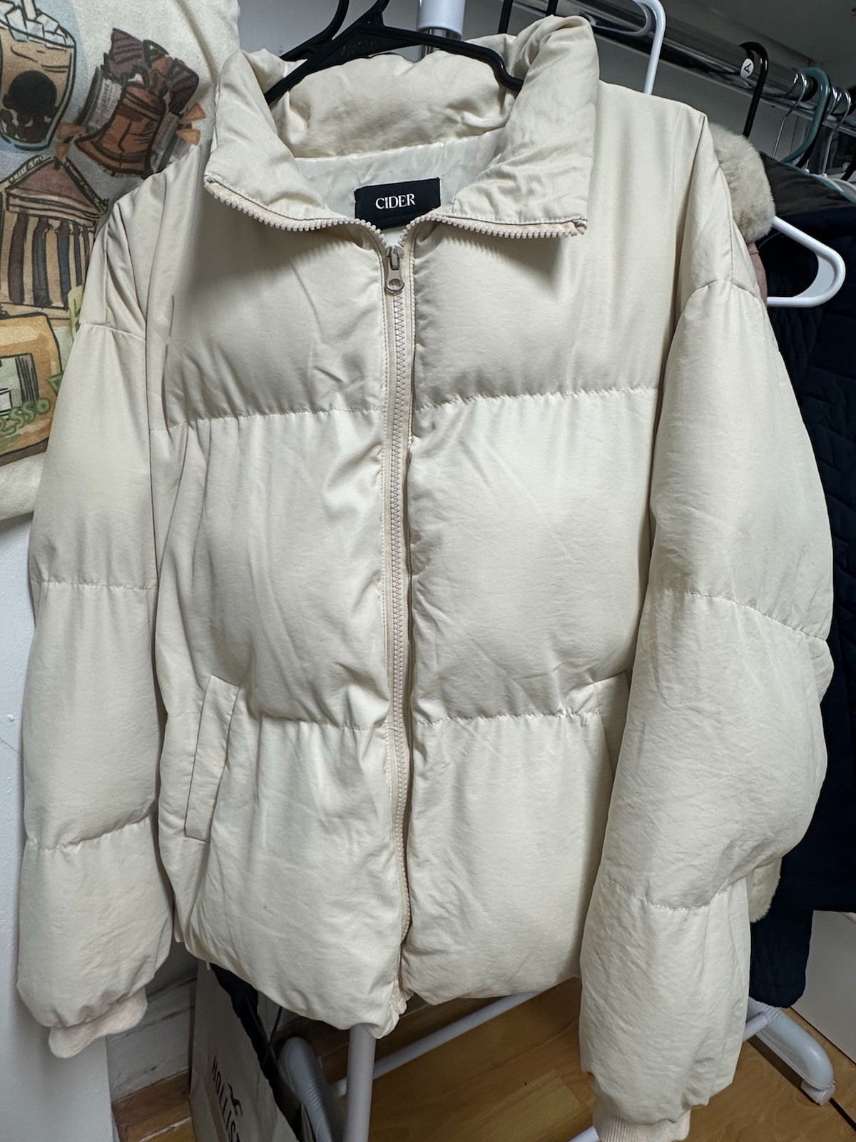 CIDER Zip Front Collared PUFFER JACKET - image 2